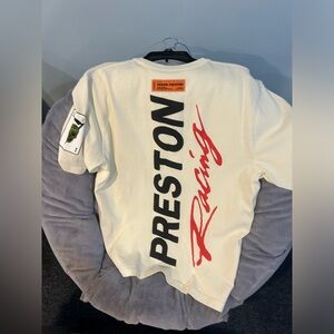 White Preston racing shirt!